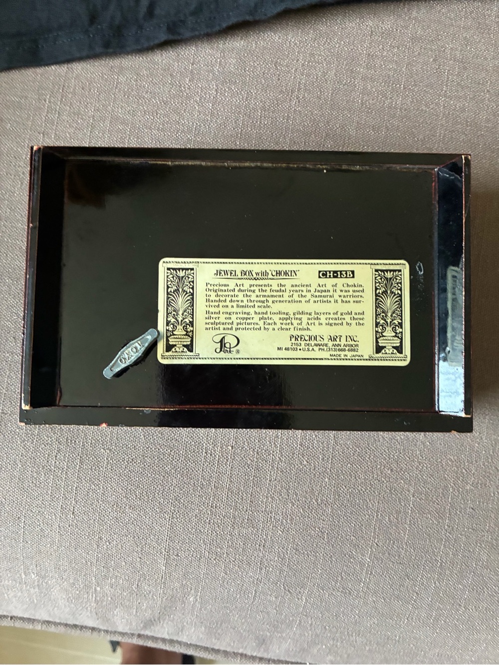 Vintage chokin music box - Picture 5 of 9